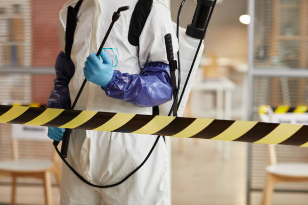 Professional Blood Cleanup technician working in Woodstock, MN